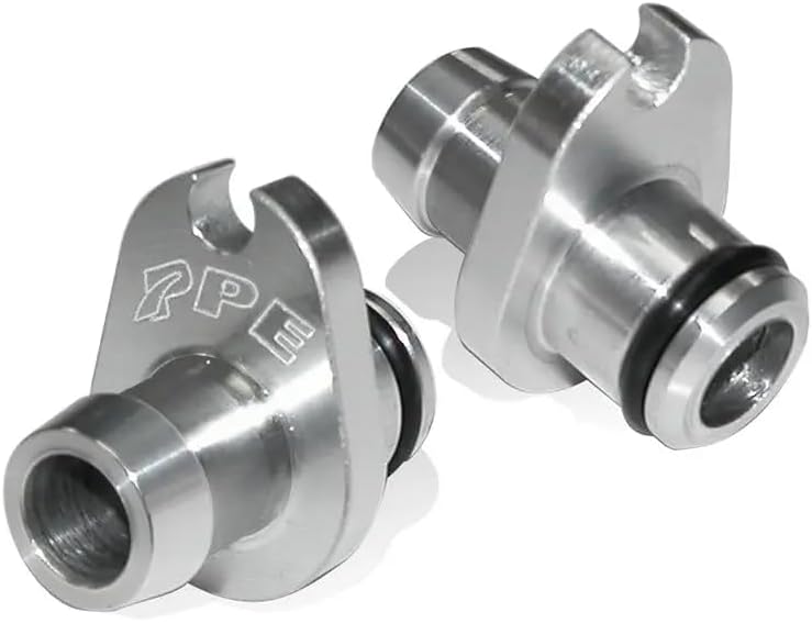 PPE BILLET ALUMINUM CRANKCASE BREATHER REPAIR FITTINGS 2001 2002 2003 2004 2005 2006 2007 2008 2009 2010 GM GMC DURAMAX DIESEL 6.6L - 114020000